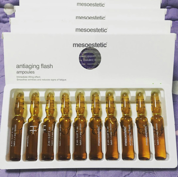 Mesoestetic Anti-Aging Flash Ampoules20Ml X 10/Box