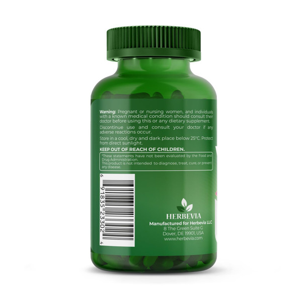 Herbevia Vitamin E 400 IU Antioxidant Supplement – For Skin Men & Women Supports Reproductive Health & Oxidative Cell Health Organic & No Side Effects Halal Certified GMO-Free 60 Softgels
