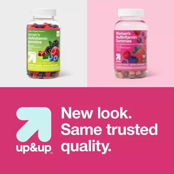 up&up Women's Multivitamin Gummies - Natural Berry - 150ct