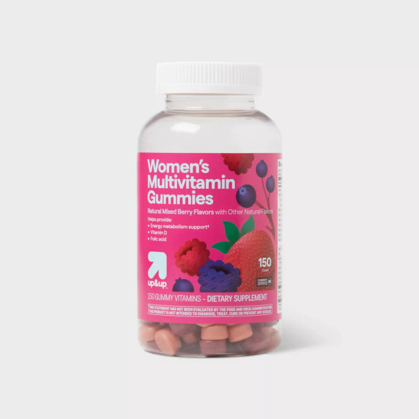 up&up Women's Multivitamin Gummies - Natural Berry - 150ct
