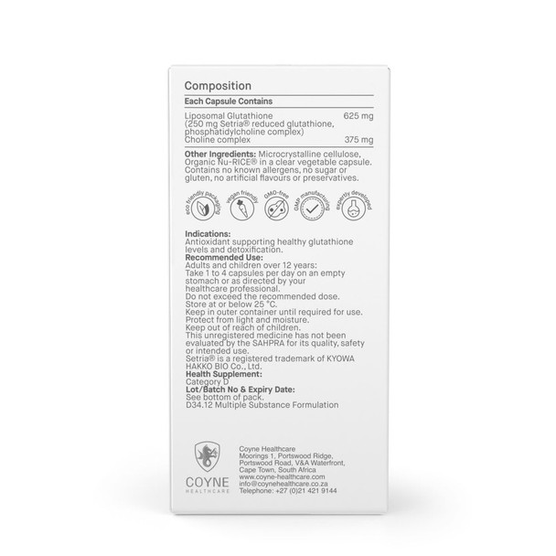Coyne Healthcare Liposomal Biomax Glutathione - 30 Capsules