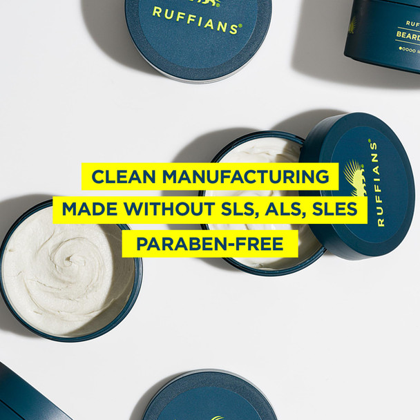 Ruffians Smoothing Balm Omega-Rich Frizz-Fighting Haircare Solution For Textured Hair Frizz Control with Light Hold Natural Sheen for Textured and Curly Hair 50g