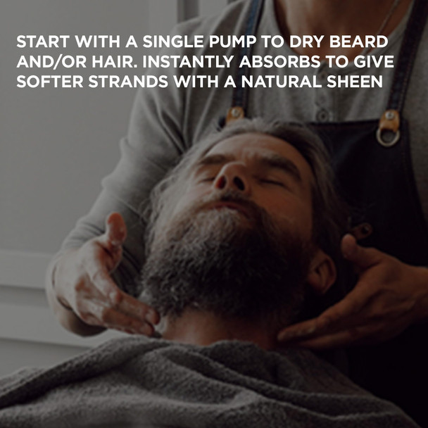 Ruffians Beard & Hair Oil Omega-Rich Nourishing Hair Oil Spray Nourishing Smooth Finish for Beards and Dry Hair Weightless Mist 50ml