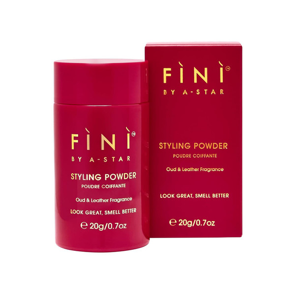 Fini By A-Star Styling Powder – Oud Fragrance Matte Finish Volumizing & Texturizing Hair Powder for Men Easy to Wash Out Non-Greasy
