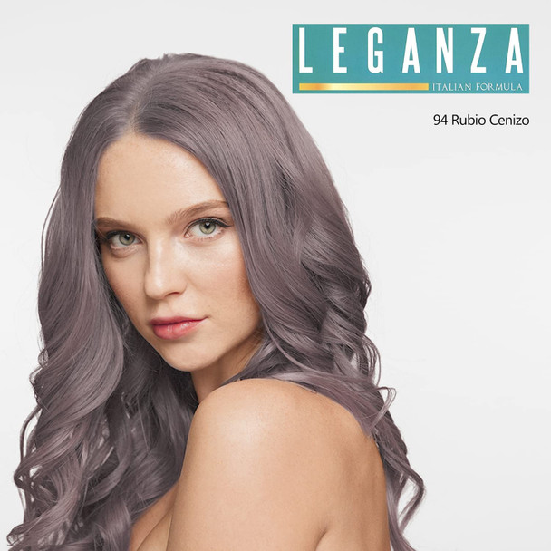 Leganza Coloring Conditioner Color 94 Ash Blonde with 7 natural oils ammonia and Paraben Free
