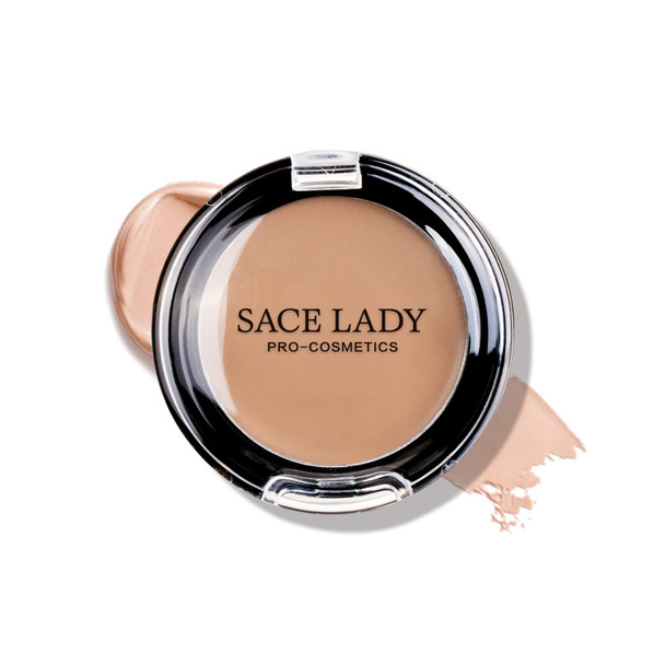 SACE LADY Full Coverage Concealer Cream Makeup Waterproof Matte Smooth Concealer Corrector Long Lasting for Dark Spot Under Eye Circles Cover 6g/0.2Oz (#40 Natural)
