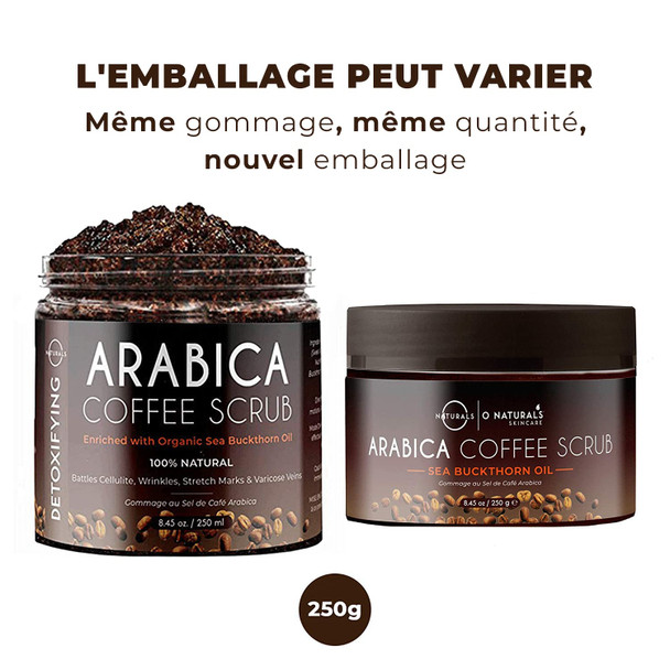 O Naturals Arabica Coffee Exfoliating Body Scrub Exfoliator - Anti Cellulite Dead Sea Salt Coffee Scrub For Face Body Legs & Foot Best Body Exfoliator & Cellulite Remover - Coffee Body Scrub