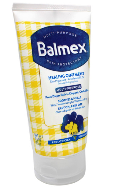 Balmex Multi-Purpose Healing Ointment from Diaper Rash to Chapped Chafed Skin Soothes & Heals 3.5 OZ