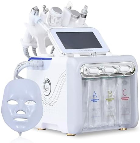 Reeooh Hydrogen Oxygen 7 In1 Facial Care Machine With Mask Multifunctional Face Skin Care Device Elite