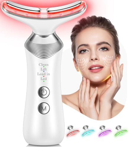 Yumaid Face And Neck Massager 7-In-1 Multifunctional Facial