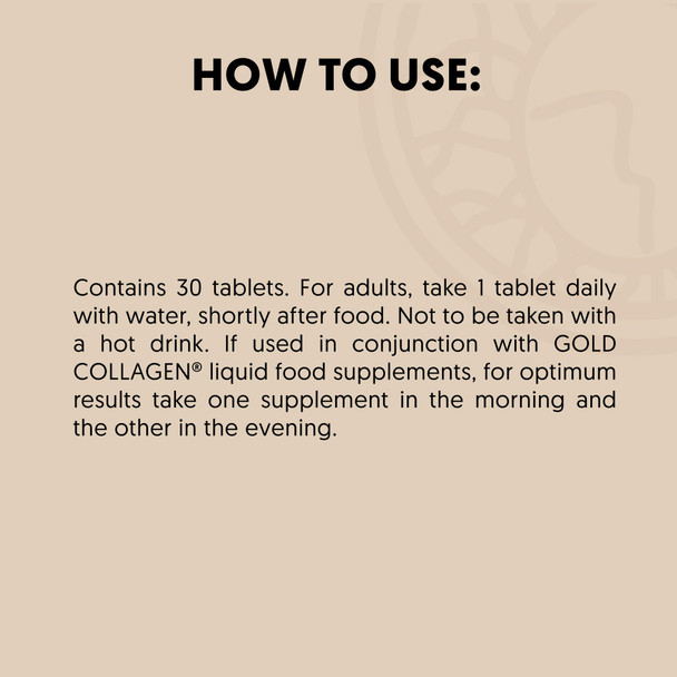 GOLD COLLAGEN Dermabiotix - Probiotics for Gut Health and Hair Nail Skin Supplement with Vitamin C B D Biotin Zinc and Folic Acid - Bones Muscles and Calcium Absorption Support 30 Tablets