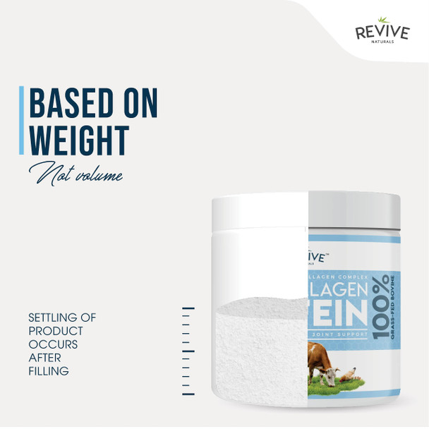 Revive Naturals Multi Collagen Protein Powder (200g) - Types I II III V & X - Hydrolyzed Grass Fed Bovine Wild Caught Fish & Free-Range Chicken & Eggshell Collagen by Revive Naturals