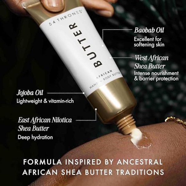 54 Thrones Oprah'S Favorite Things: African Beauty Butter Collection Deluxe Tin, Intensive Dry Skin Support, Moisturizing Body Butter For Women, Moisturizing Body Balm And Cream, 5-Piece Set