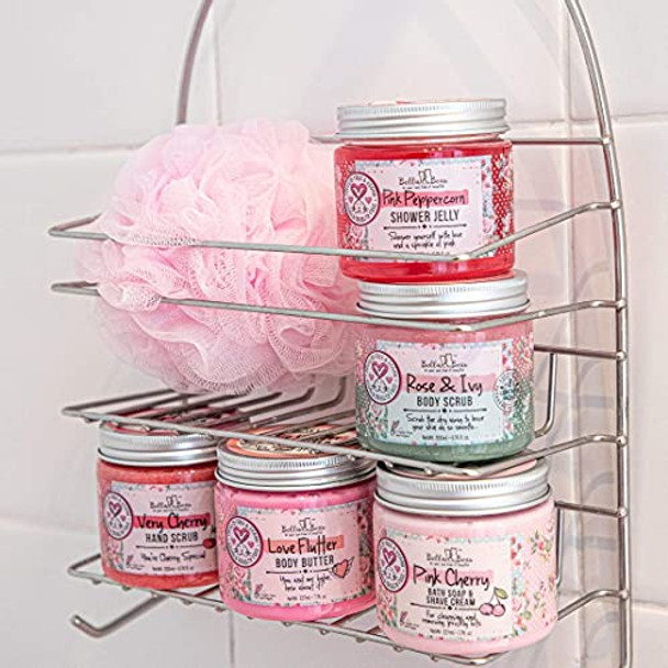 Bella & Bear Rose & Ivy Body Scrub - Vegan & Cruelty- Oil- Exfoliator  Polish Your Skin To Perfection  6.7Oz Of Floral Bliss For All Women