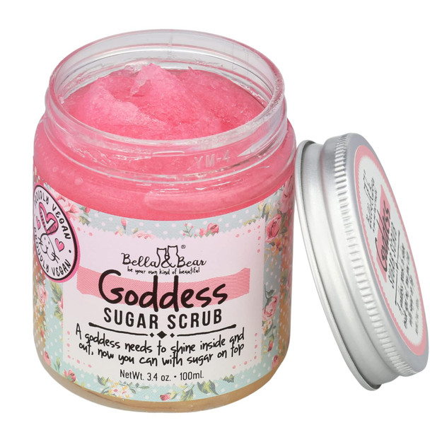 Bella & Bear Goddess Sugar Scrub - 3-In-1 Exfoliator, Body Scrub & Body Wash  Vegan, Cruelty- Bliss For Silky Smooth, Radiant Skin