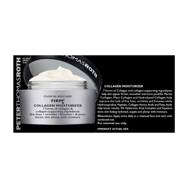 Peter Thomas Roth Firmx Collagen Moisturizer For Unisex 1.7 Oz Cream