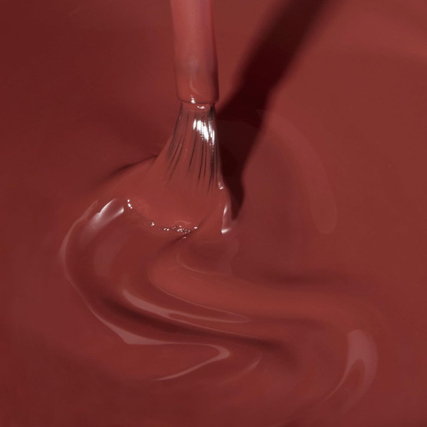 Dazzle Dry Nail Lacquer (Step 3) - Cinnamon Spice Lacquer - A Cozy Muted Red. Full-Coverage Cream. (0.5 Fl Oz)