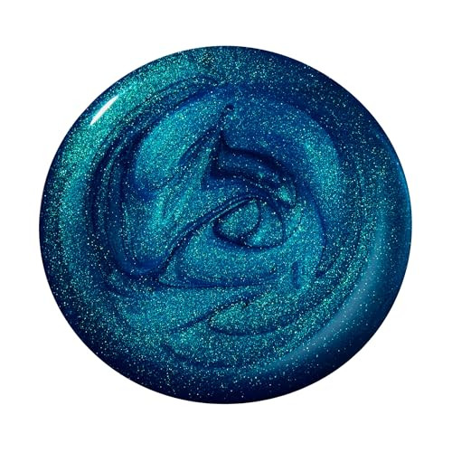 Dazzle Dry Nail Lacquer (Step 3) - Speed Boat - An Aquamarine Mermaid Blue. Full Coverage Metallic. (0.5 Fl Oz)