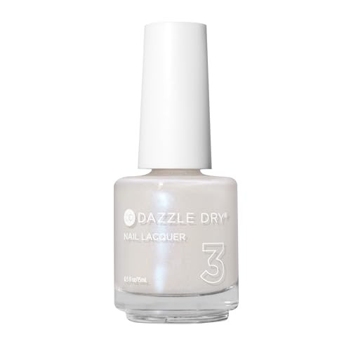 Dazzle Dry Nail Lacquer (Step 3) - Artisan - An Off White Iridescent With A Blue Flash. Semi-Sheer Shimmer. (0.5 Fl Oz)