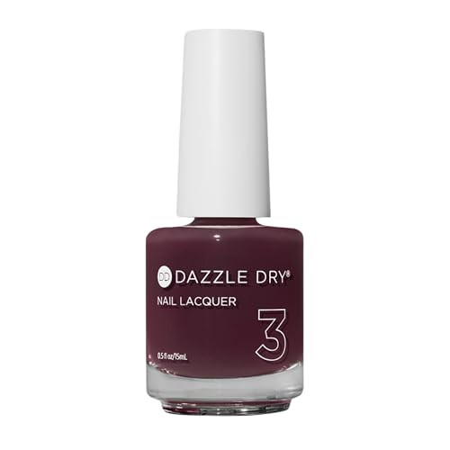 Dazzle Dry Nail Lacquer (Step 3) - Tickets Please - A Sheer Plum. Jelly. Sheer. (0.5 Fl Oz)