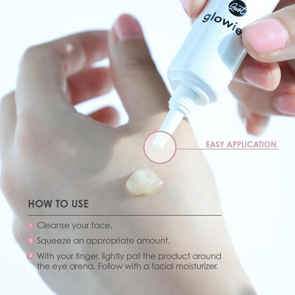 Glowiest Dream Glow Collagen 82 Eye Cream- French Collagen Eye Cream Dark Circle Under Eye Treatment Korean Eye Cream, Glowing Day And Night Care Not Tested On Animals -0.7Oz./20G