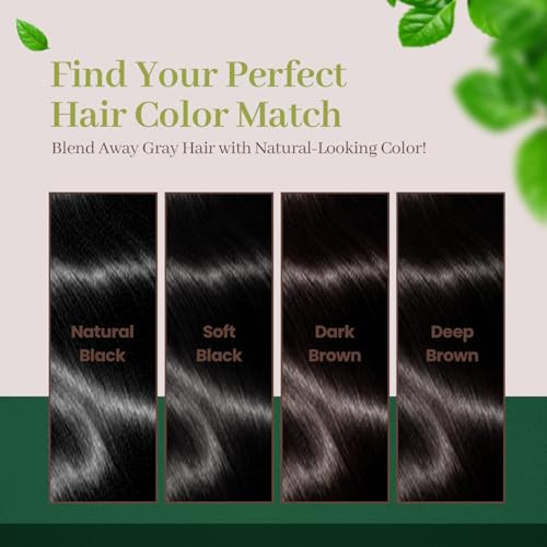 Dongsung Herb Speedy Color Cream Deep Brown – Korean Herbal Vegan Hair Dye, Ppd-, Ammonia-, Hypoallergenic – 100% Gray Coverage, Odorless, Dermatologically Tested, Quick 20-Minute Application
