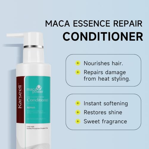 Karseell Volume Shampoo And Conditioner Set With Hair Mask Argan Oil Serum (4 Item)