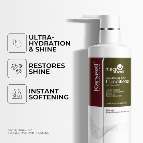 Karseell Argan Oil Shampoo And Conditioner Purple Hair Mask Set