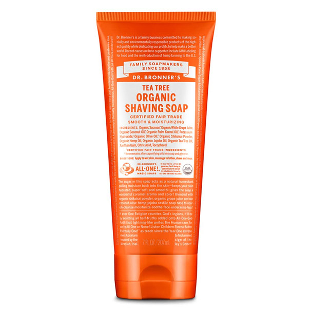 Dr. Bronner's Organic Tea Tree Shave Gel 200 g by Dr. Bronner