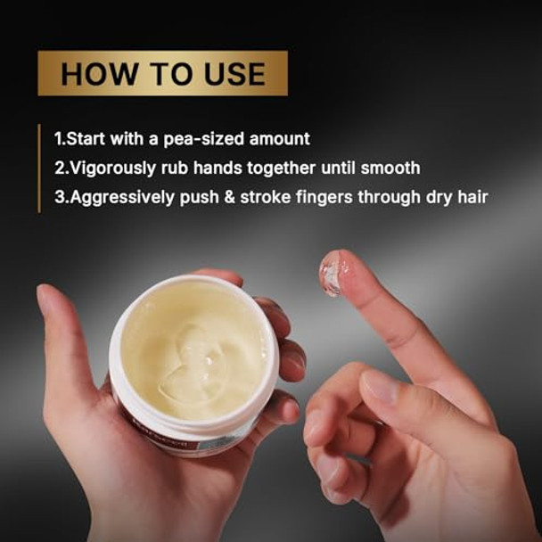 Karseell Hair Matte Wax For Men, Men’S Hair Styling Wax Strong Hold Styling Paste, 3.4 Ounces