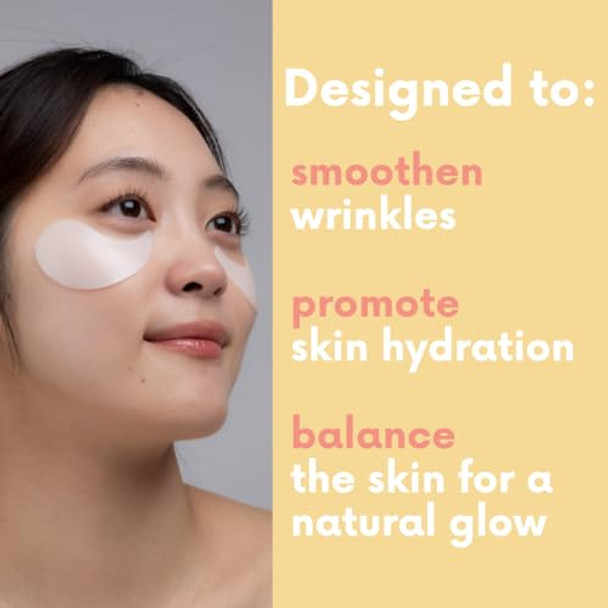 Kocostar A.M Sunday Happy Hydrogel Mask And Hydrogel Under Eye Patches Bundle, Hydrating Korean Facial Care Set