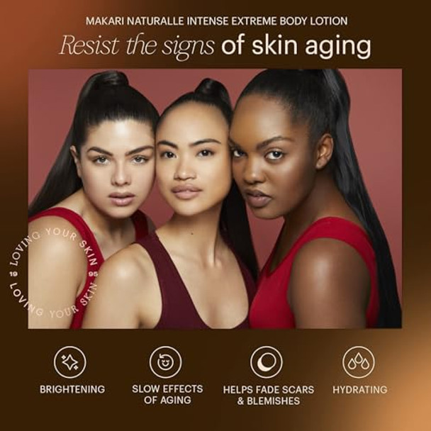 Makari Naturalle Intense Extreme Body Lotion Spf15 (17.6 Oz)  Toning Body Lotion For Dry To Normal Skin Types  Brightens Complexion And Helps Fade Marks  Soothes And Conditions With Shea Butter