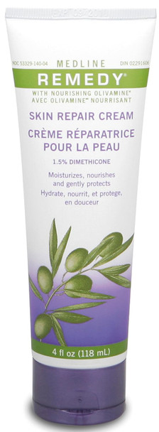 Medline Remedy Skin Repair Cream, 4 Oz Tubes (3 Pack)
