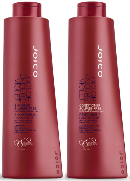 Joico Color Endure Violet- Sulfate Free Shampoo and Conditioner DUO 33.8 Oz. by Joico