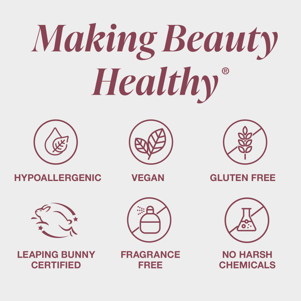 Mineral Fusion Retractable Brow Pencil (Dark Brown) - Shape & Define Eyebrow With Blending Spoolie Brush - Velvety Smooth & Natural Eye Makeup - Long-Lasting Color - Hypoallergenic, Vegan Formula