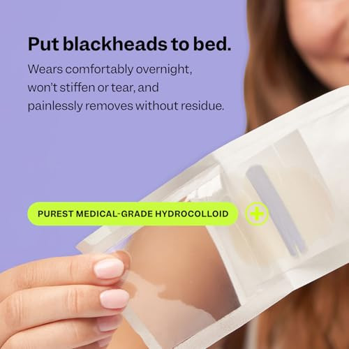 Peach Slices  Nose Pore Patches  Medical-Grade Hydrocolloid  Targets Pores & Pimples  Absorbs Oil Overnight  Vegan  Cruelty-  Facial Skin Care Products  7 Ct