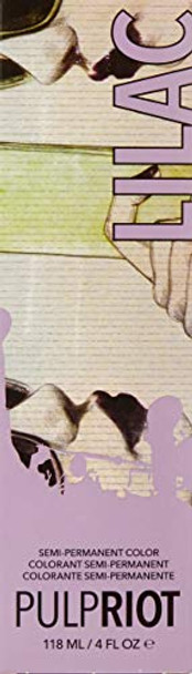 Pulp Riot Semi-Permanent Hair Color For Unisex, Lilac Light Purple, 4 Ounce