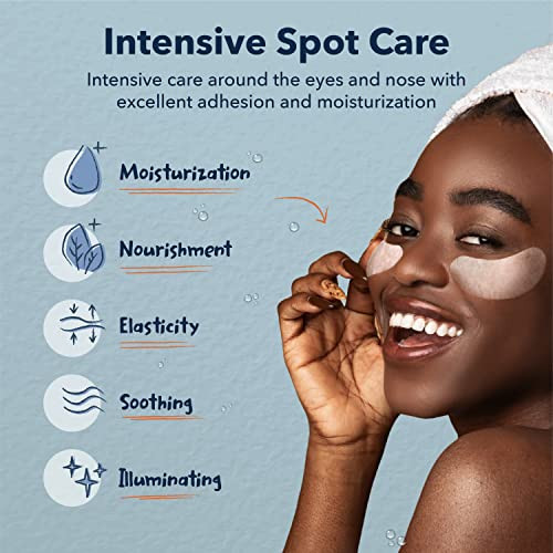 Purederm Deluxe Collagen Eye Mask Collagen Pads For Women 4 Pack Of 30 Sheets Revitalizing Eye Gel Serum – Cooling Eye Roller With 5% Volufiline, Caffeine & Vegan Collagen