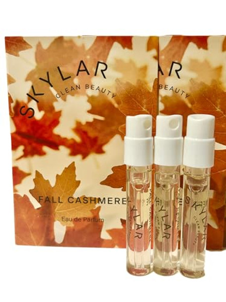 Skylar Fall Cashmere Women Sample Perfume Edp 1.5 Ml / 0.05 Oz - Set Of 3 - (6229)