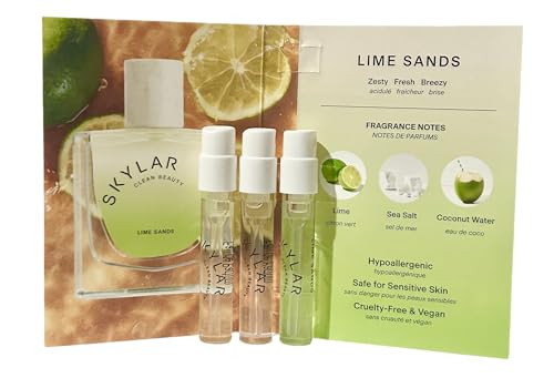 Skylar Lime Sands Women Sample Perfume Edp 1.5 Ml / 0.05 Oz - Set Of 3 - (6588)