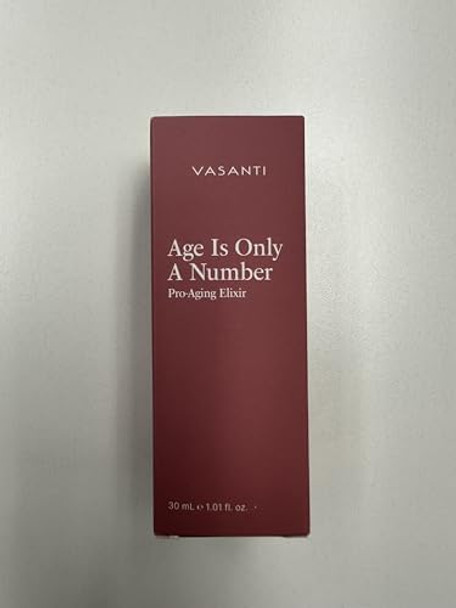 Vasanti Age Is Only A Number Elixir – Anti-Aging Treatment Serum For Wrinkles, Dullness, And Hydration – Paraben-, Vegan, Clean Skincare For Radiant, Youthful Skin