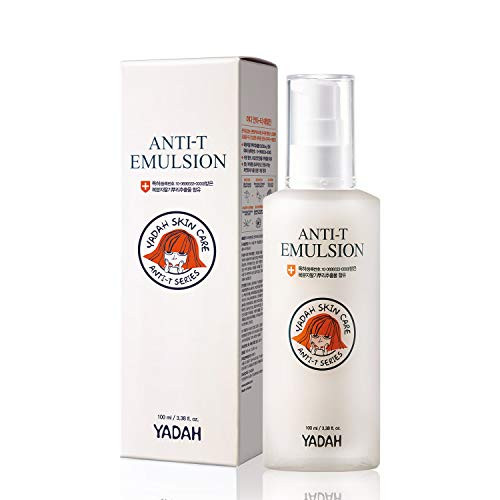 Yadah Anti Trouble Emulsion 3.38 Ounce, Korean Cruelty  Light Non-Sticky Hydrated Mild Soothing Oil Control Lotion For Acne Sensitive Skin