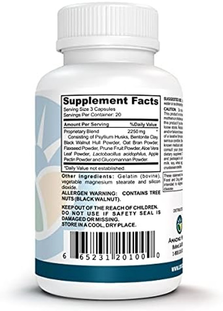 Amazing Herbs Super Ckl Colon Detox - All-Natural, Herbal Colon Cleanser, Improves Digestion & Aids In The Removal Of Waste - 60 Count Amazing Herbs Super Ckl Colon Detox - All-Natural, Herbal Colon Cleanser, Improves Digestion & Aids In The Removal Of Waste - 60 Count