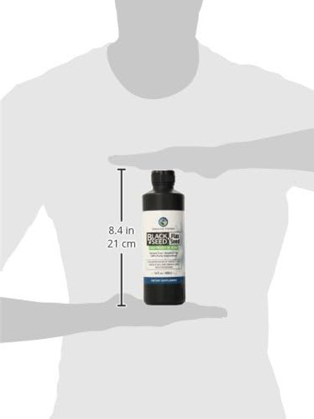 Amazing Herbs Black Seed And Flax Seed Oil Blend, 16 Fluid Ounce Amazing Herbs Black Seed And Flax Seed Oil Blend, 16 Fluid Ounce