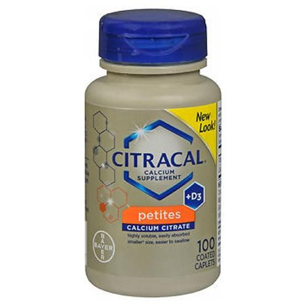 Citracal Calcium Citrate Petites With Vitamin D 100 tabs by Citracal