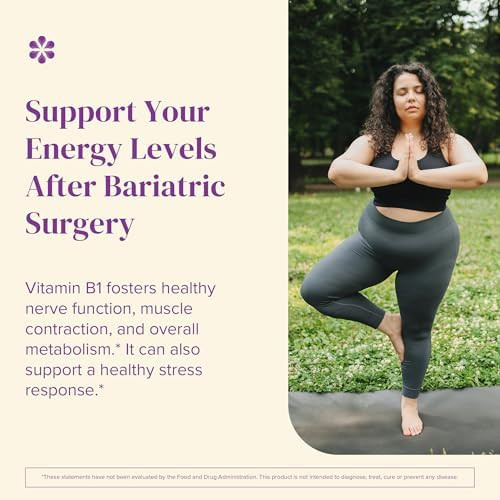 Barimelts Vitamin B1, 90 Fast-Dissolving Tablets (3-Month Supply), Sugar- Bariatric Vitamins For Women, Natural Berry Flavor​