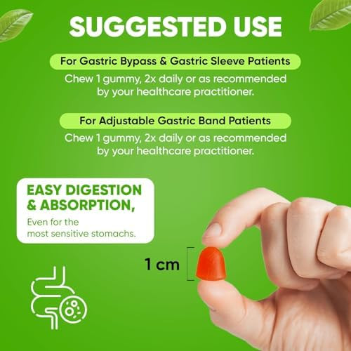 Barislim Bariatric Chewable Multivitamin Gummies - Specially Formulated Gummy Vitamin For Patients After Weight Loss Surgery - Easy To Digest & Great Tasting Fruit Flavors  2 Pack (180 Fruit Chews)