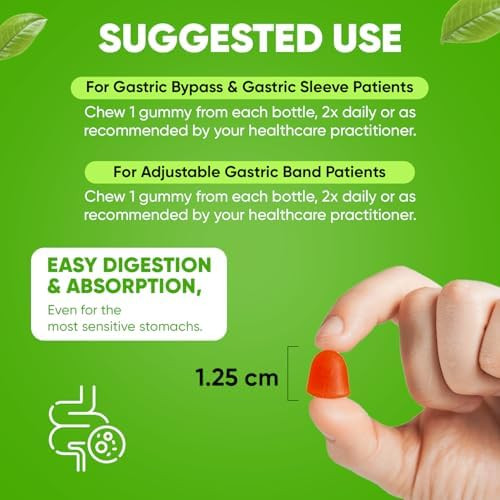 Barislim Bariatric Multivitamin Gummies - Specially Formulated Gummy Vitamin For Patients After Weight Loss Surgery - Easy To Digest & Great Tasting Fruit Flavors  Pack Of 3 (90 Fruit Chews)