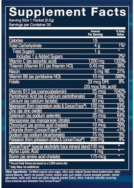 Bodytech Electrolyte Fizz Packets, Watermelon - Supports Energy & Endurance With 1200Mg Of Vitamin C, On The Go Refreshment (30 Packets) Bodytech Electrolyte Fizz Packets, Watermelon - Supports Energy & Endurance With 1200Mg Of Vitamin C, On The Go Refreshment (30 Packets)