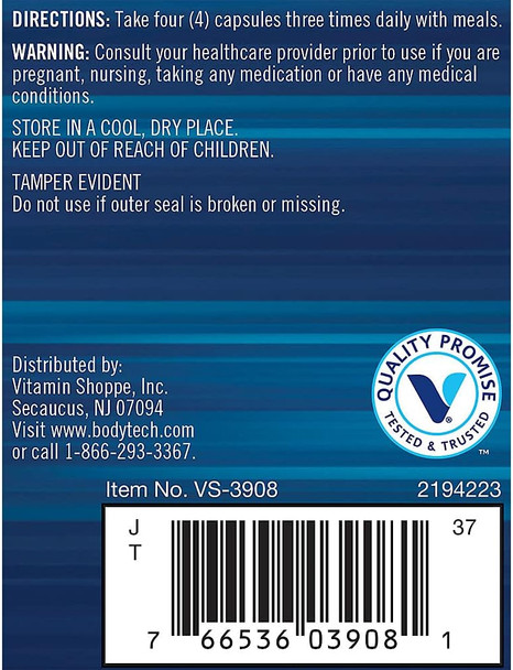 Bodytech Hmb + Vitamin D3 - Supports Muscle Growth And Strength (120 Vegetable Capsules)